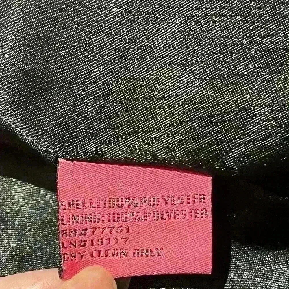 Vintage Betsey Johnson Black Strapless Corset Dress Tulle Ruffle Mesh Bow Size 0 - Picture 13 of 15